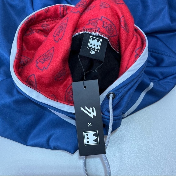 New Kansas City Chiefs Harrison Butker Thick Fleece Sweatshirt Mens XL Rare - Picture 7 of 12